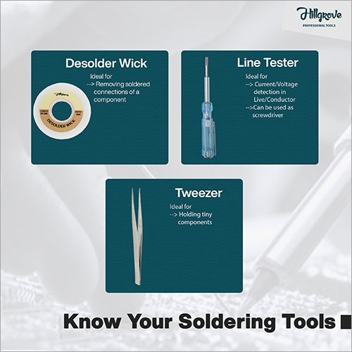 Hillgrove Electronic 8in1 Mobile Soldering Iron Equipment Tool Machine Combo Kit Set