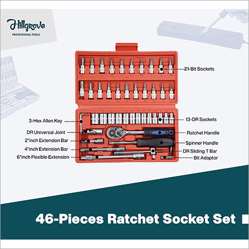 Hillgrove Socket Set (Pack Of 46)