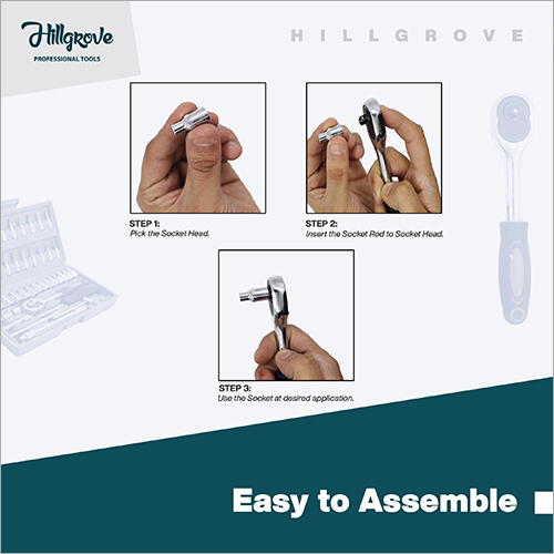 Hillgrove Socket Set (Pack Of 46)