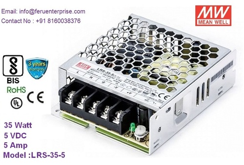 Lrs-35-5 मीनवेल स्म्प्स विद्युत आपूर्ति दक्षता: 82%