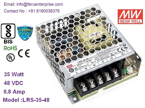 Lrs-35-48 मीनवेल स्म्प्स विद्युत आपूर्ति दक्षता: 89%