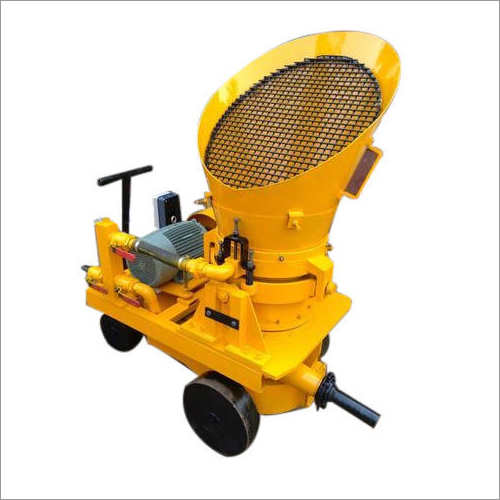 Dry Shotcrete Machine - Steel, Semi-automatic, 2-5hp Power, 20r/min Mixing Drum Speed | Efficient, Portable, Versatile, User-friendly