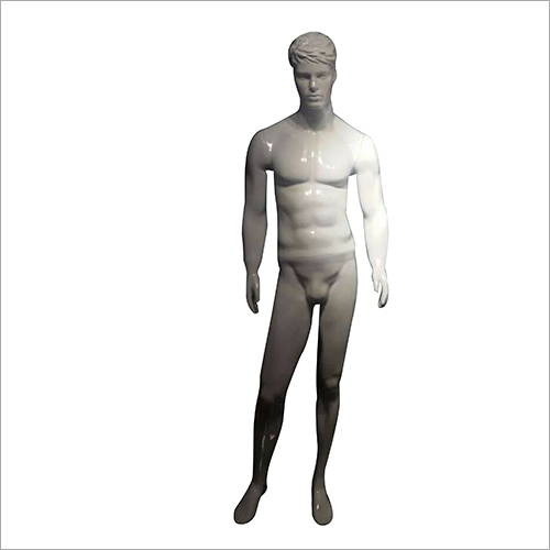 Man Standing Mannequins - Fiber Material, Full Body Structure, White Color, Adult Male Pose | Fixed Position Elegance