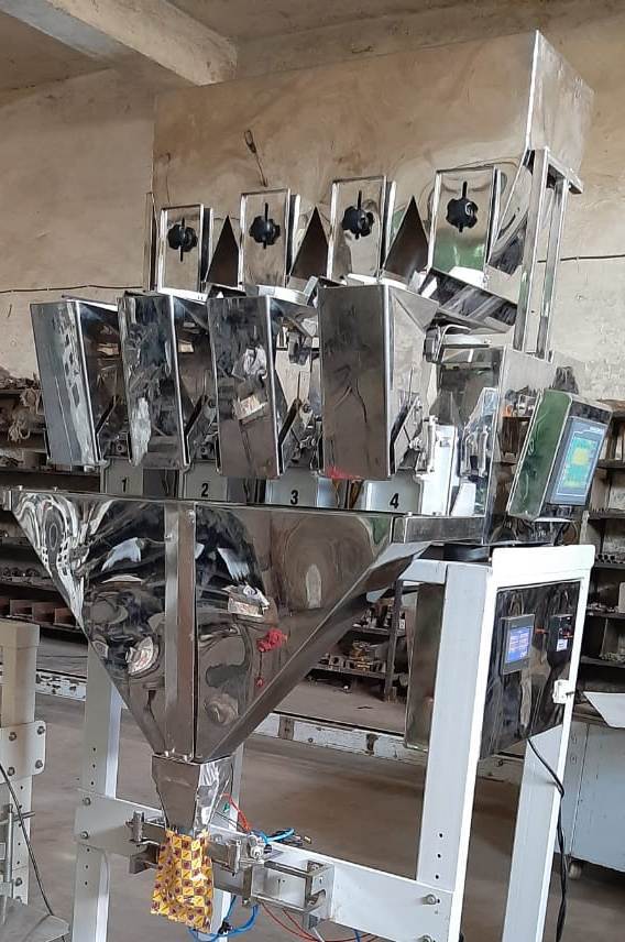 Automatic Industrial 4 Head Weigher Filler Machine