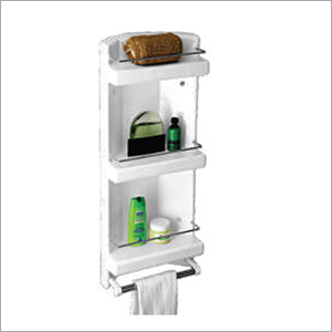 Plastic Bathroom Shelf Size: 62Cm X 30Cm X 14Cm