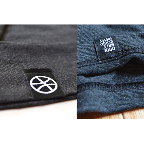 कोई भी कस्टमाइज़्ड शेप टी-शर्ट बुने हुए लेबल