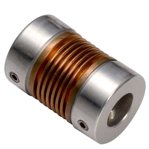 Bellows Coupling - Carbon Steel / Mild Steel, 500 Millimeter Length, Silver Color | Metal Bellows Structure, High Strength, Vibration Reduction