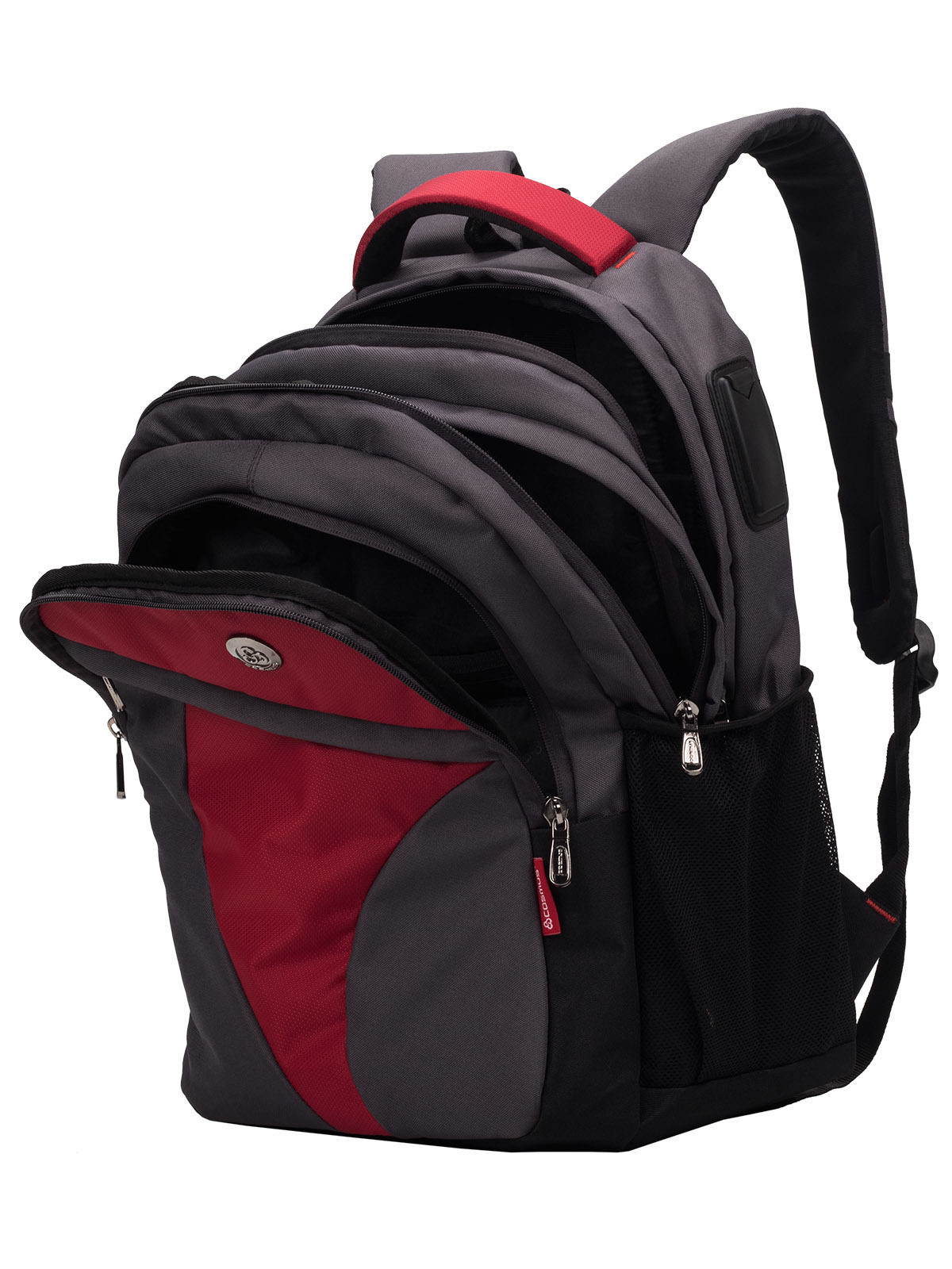 Luggage School Bag - 13x18x8.5 Inches | Grey Moisture-proof Design, Customized Size & Logo
