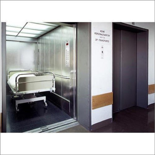 Stainless Steel 1768 Kgs Hospital Elevator