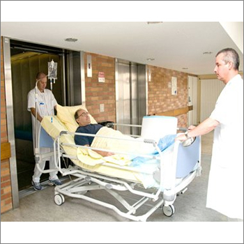 Stainless Steel 1768 Kgs Hospital Elevator