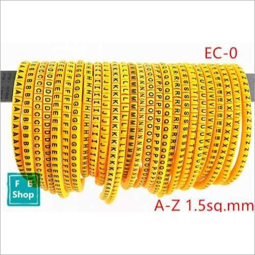 6 मिमी रबर केबल मार्कर फेरूल