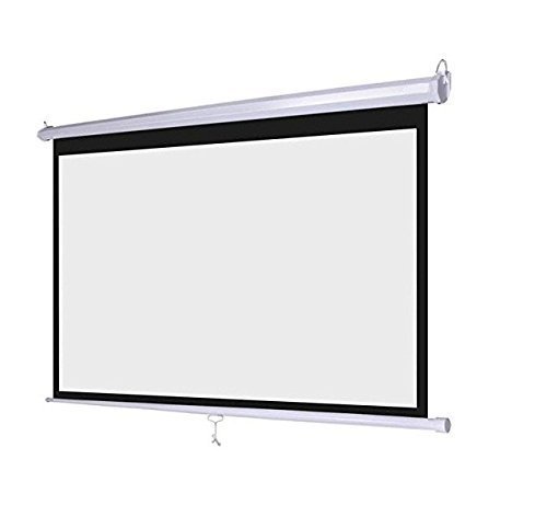 4 inch x 6 inch Tripod Screen - 160 Degree Viewing Angle, 1080p Full HD Resolution, Easy Adjustable Height Settings, Keystone Eliminator Mechanism