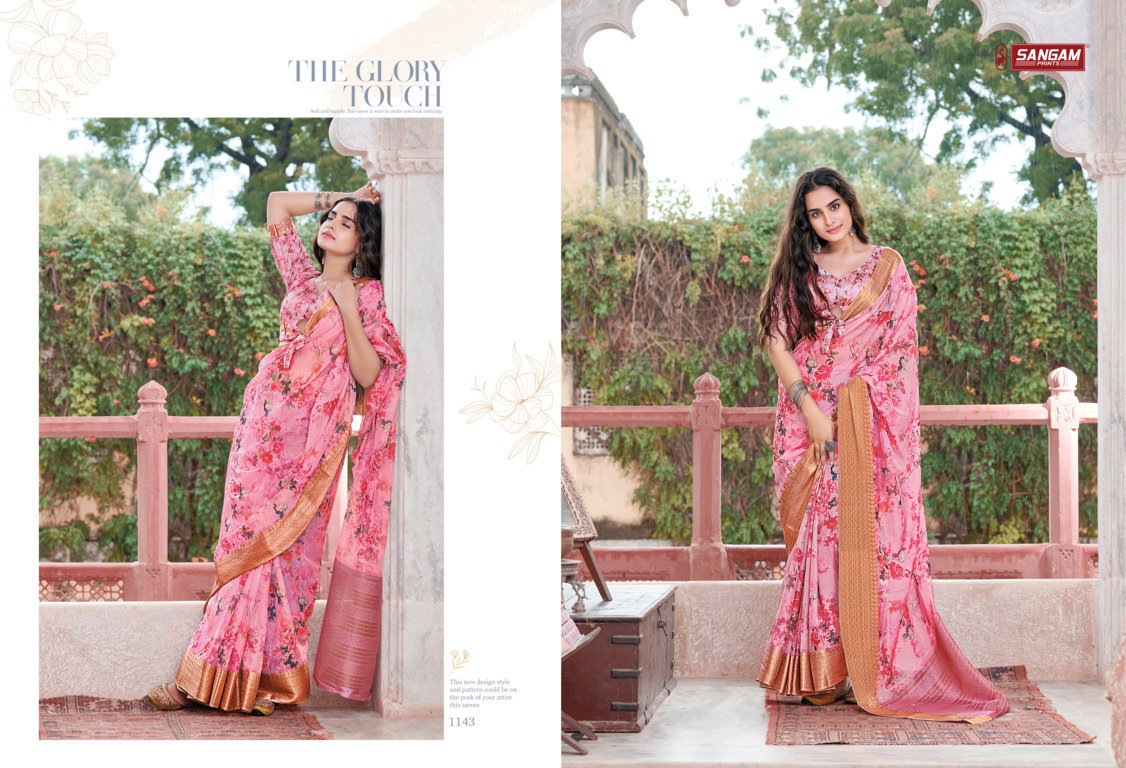 Sitare Designer Organza Saree Catalogue Set - Art Silk Jacquard Digital Print & Zari | Traditional Wear, Unstitched Blouse, All Season, Customized Size