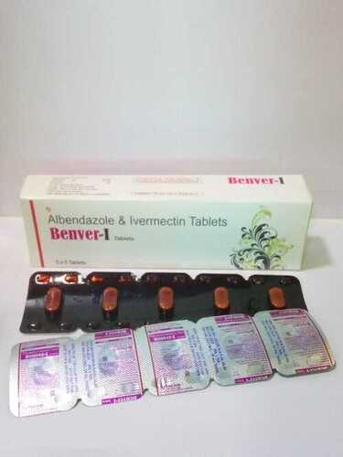 एल्बेंडाजोल इवरमेक्टिन टैबलेट