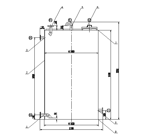80000.00 Chemical Storage Tank