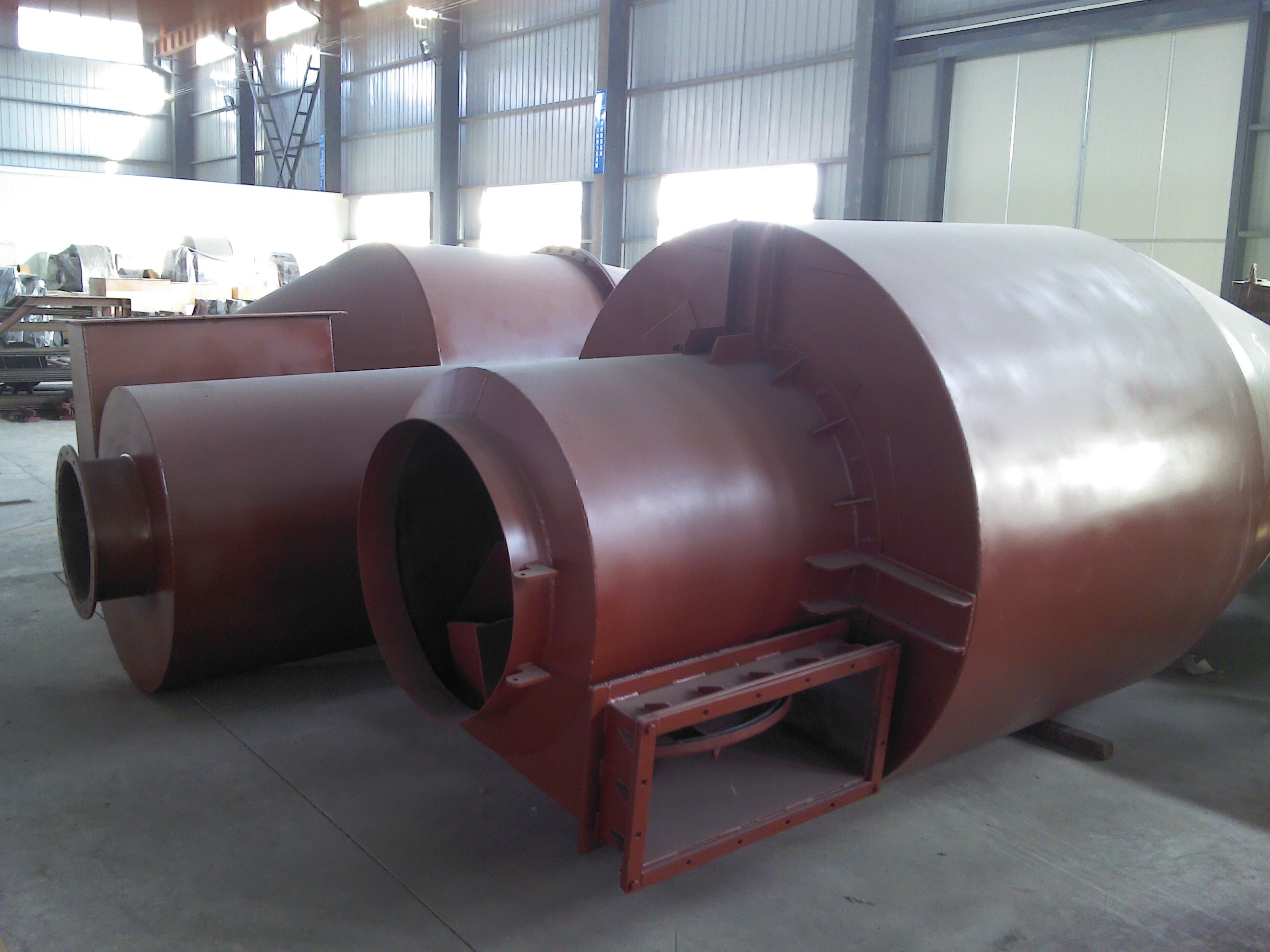 Cyclone Dust Collector Capacity: 15000-60000 Cubic Meter (M3)