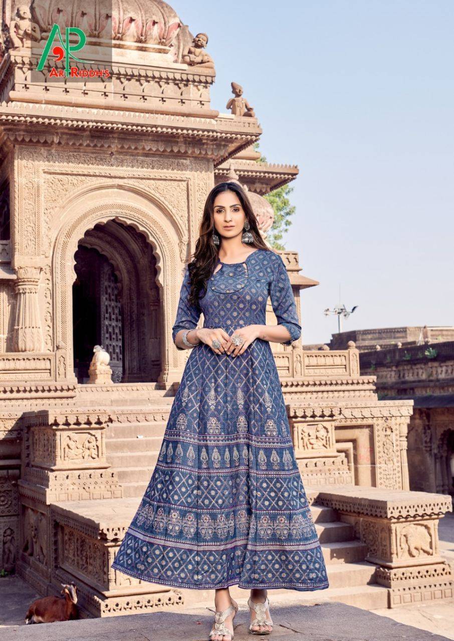 Silk Gown Rayon Printed Gowns Catalogue Set