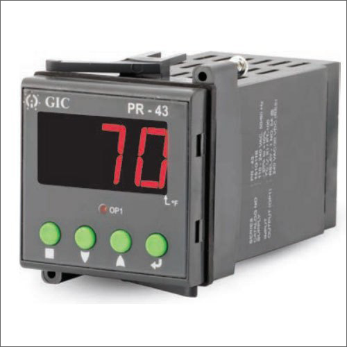 GIC PR-43 Temperature Controller - Metal - Operating Temperature 0 to 50°C, Power Consumption 6 VA at 265V AC | Automatic Operation, Highly Accurate Performance, Easy Maintenance