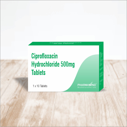 500Mg Ciprofloxacin Hydrochloride Tablets Recommended For: As Per Doctor Recommendation