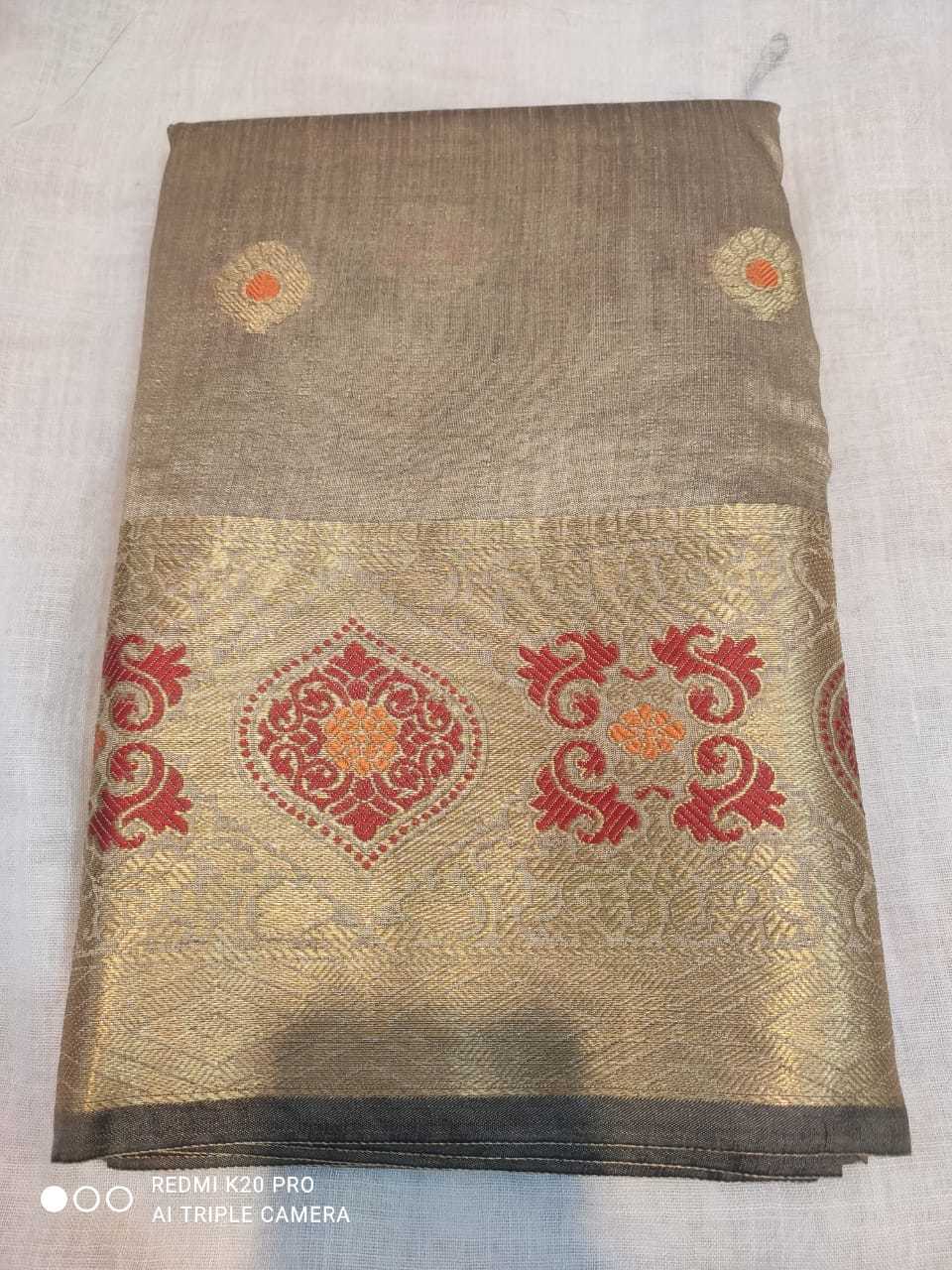 Saeee Collection - Cotton Blend Saree Set With Customized Blouse | Traditional Indian Design, Breathable & Washable, Bead Decoration