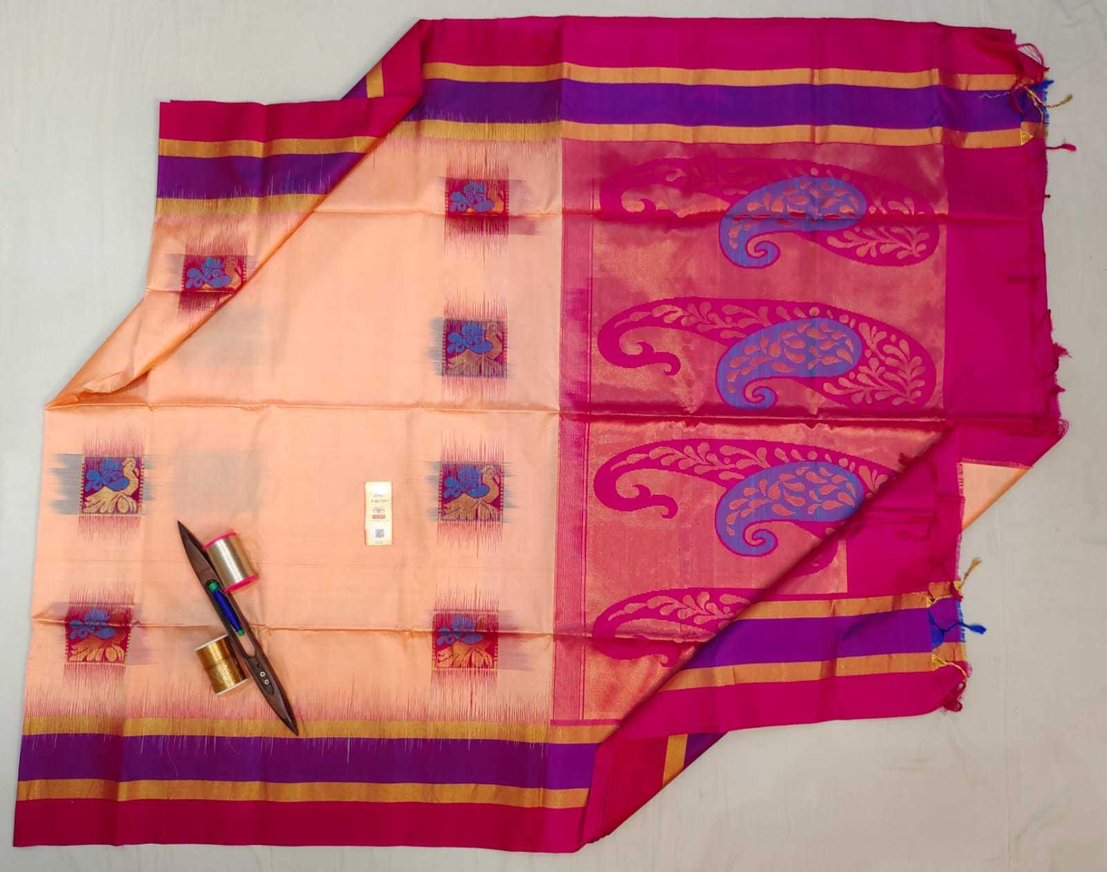 Green With Blue Rich Pallu Pure Kanjivaram Silk