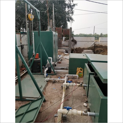 Prefabricated Sewage Treatment Plant - Steel, Customizable Dimensions | 0.06 Micron Filtration, Variable Treatment Capacity, Low Power Consumption, Automated Sludge Handling, Plc Based Control System