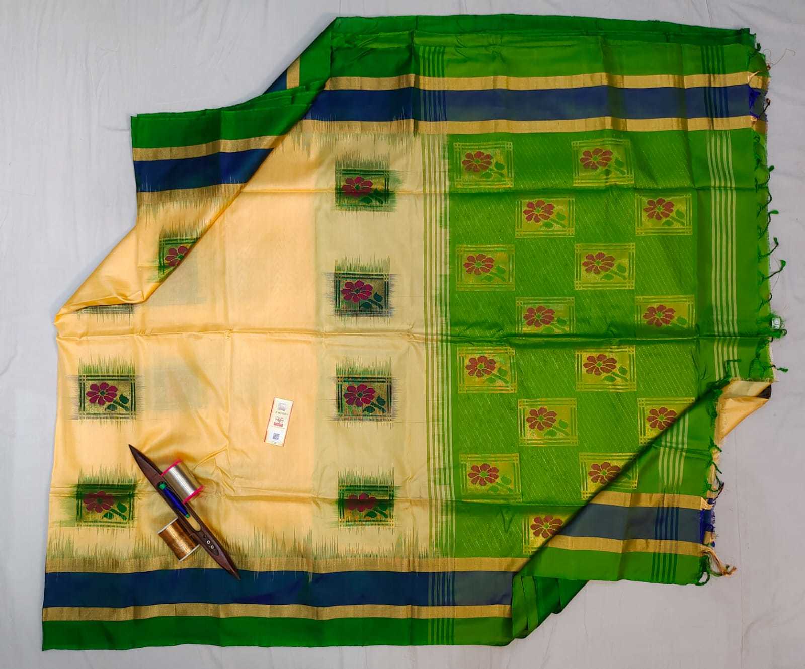 Soft Kanjivaram Silk Saree - Pure Silk With Zari Work | All Over Butta, Contrast Rich Pallu, Available In Multiple Colors