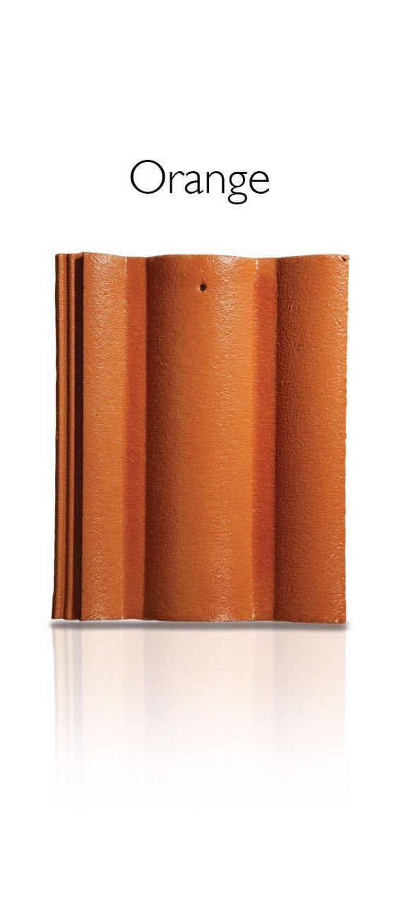 Concrete Roof Tile - Clay Surface Treatment 10-15 Mm, Color Coated In Browns / Tans | Matt Finish, Waterproof, Heat Insulation
