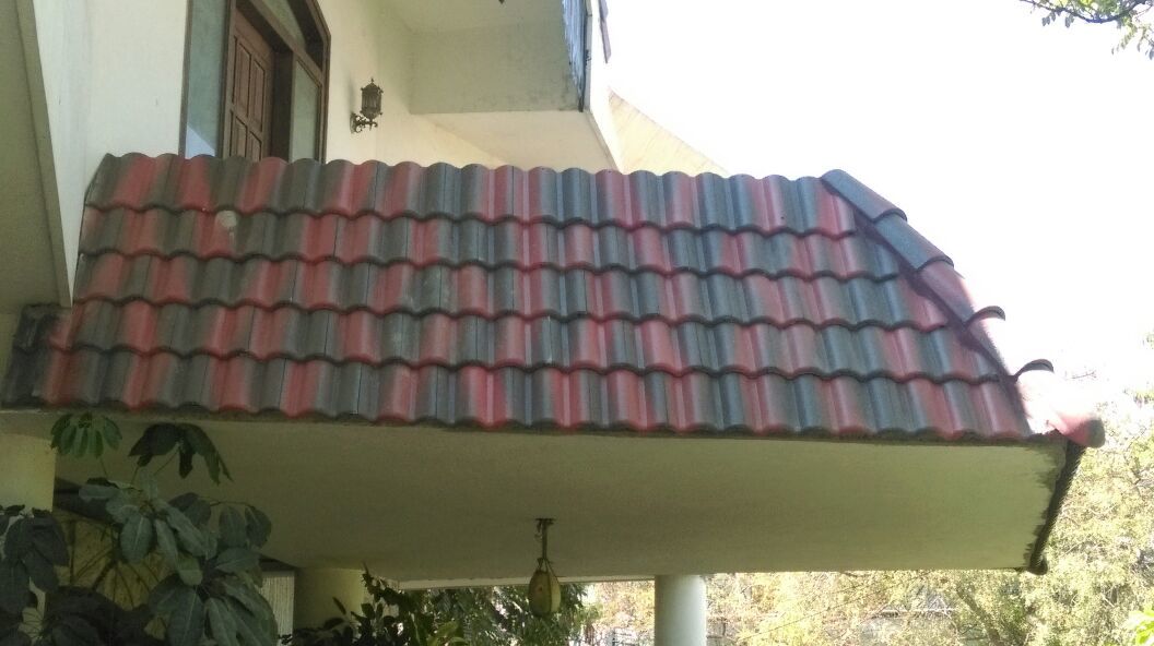 Antique Red Clay Tiles - 6 Mm Thickness, Matt Finish | Waterproof, Heat Insulation, Interlocking Pattern