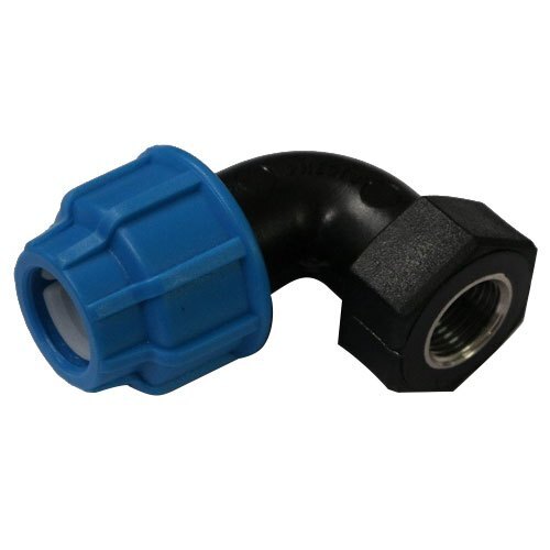 Blue And Black Pp Compression Fitting Fte