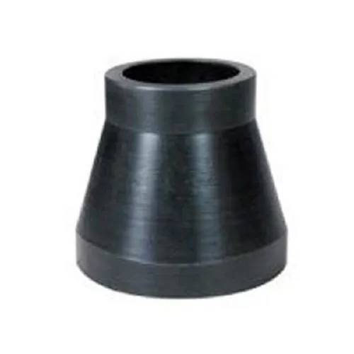 HDPE Pipe Reducer - 25 x 20 mm to 400 x 355 mm | Black, PN10 Pressure Rating, ASTM D2447 Standards, 40°C to 60°C Temperature Rating