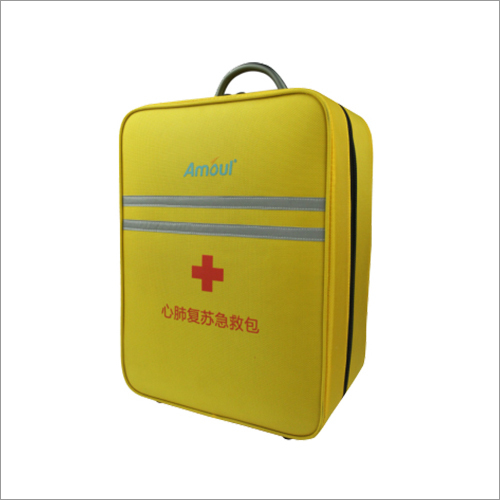 Automated External Defibrillator First Aid Kit - Durable Plastic, Medical Use , Heartbeat Analysis & Defibrillation Support
