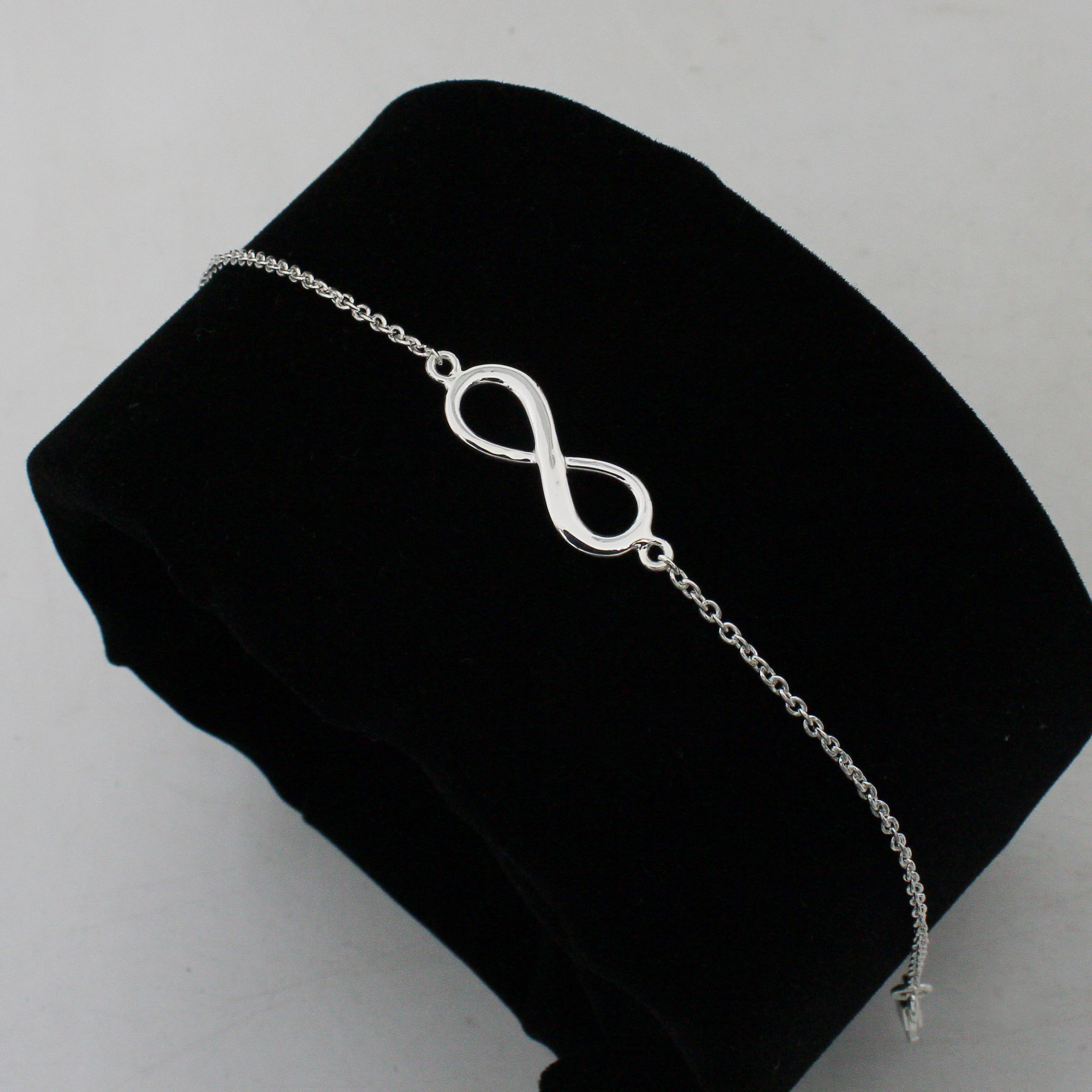 925 Sterling Silver Infinity Bracelet