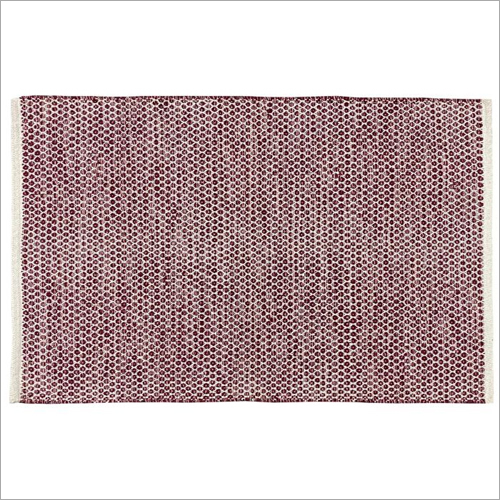 Washable Tonal Diamond Cotton Rug
