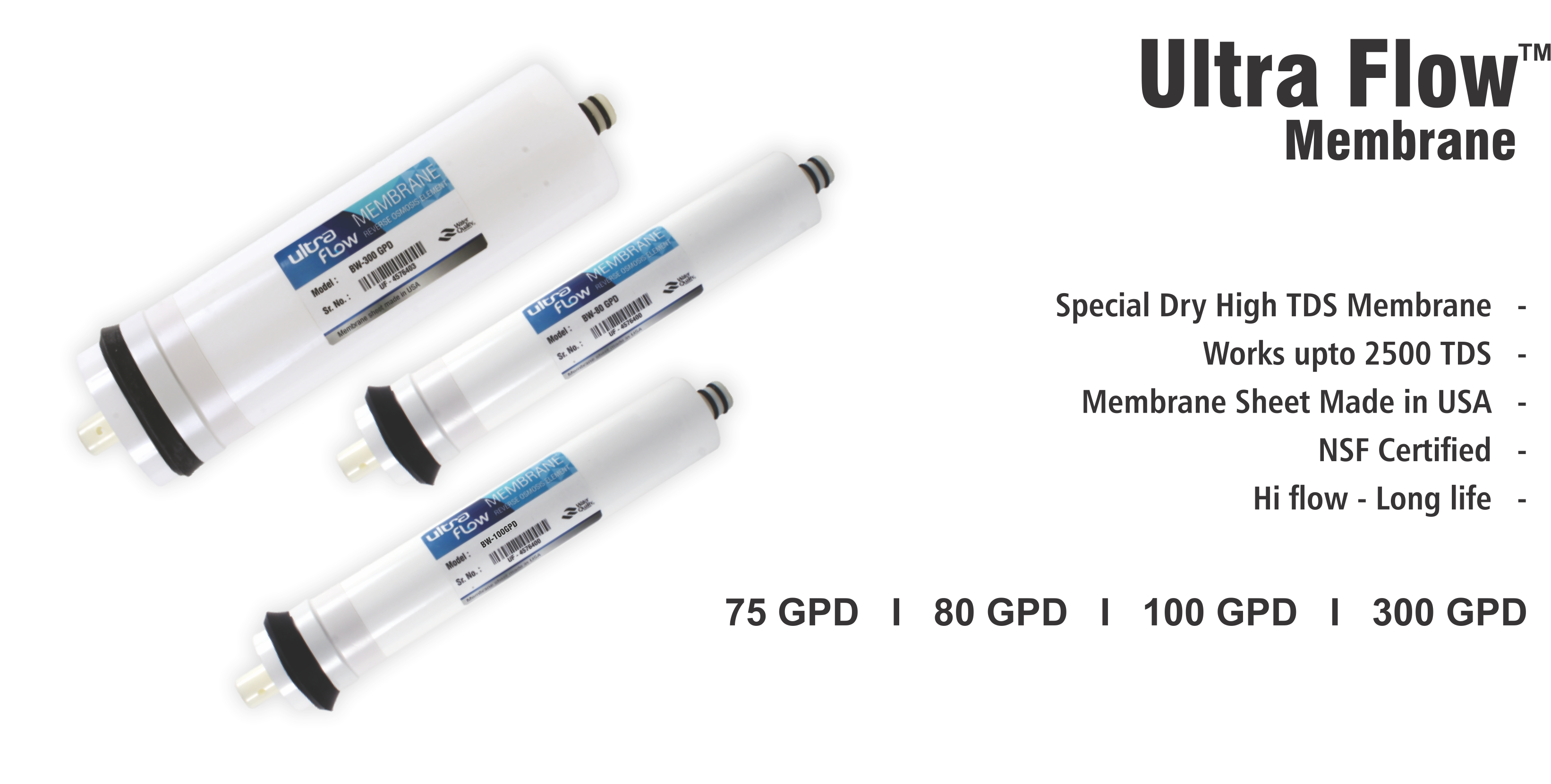 Ultra Flow Membrane