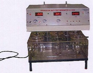 विघटन छह चरण जार परीक्षण उपकरण