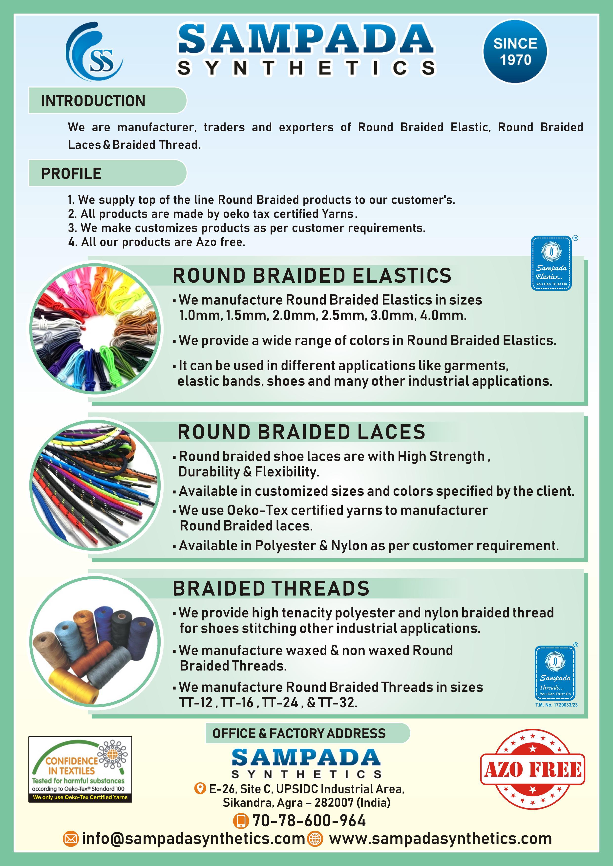 Round Shoe Laces - Polyester Blend, 45 Inches In Length, Available In All Colors | Customizable, Durable, Water-resistant, Washable