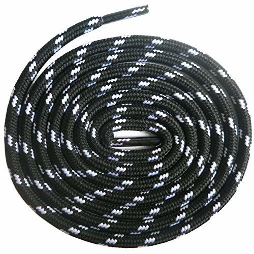 Round Shoe Laces - Polyester Blend, 45 Inches In Length, Available In All Colors | Customizable, Durable, Water-resistant, Washable