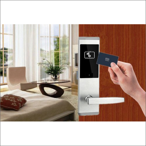 Silver Rfid Card Hotel Door Lock