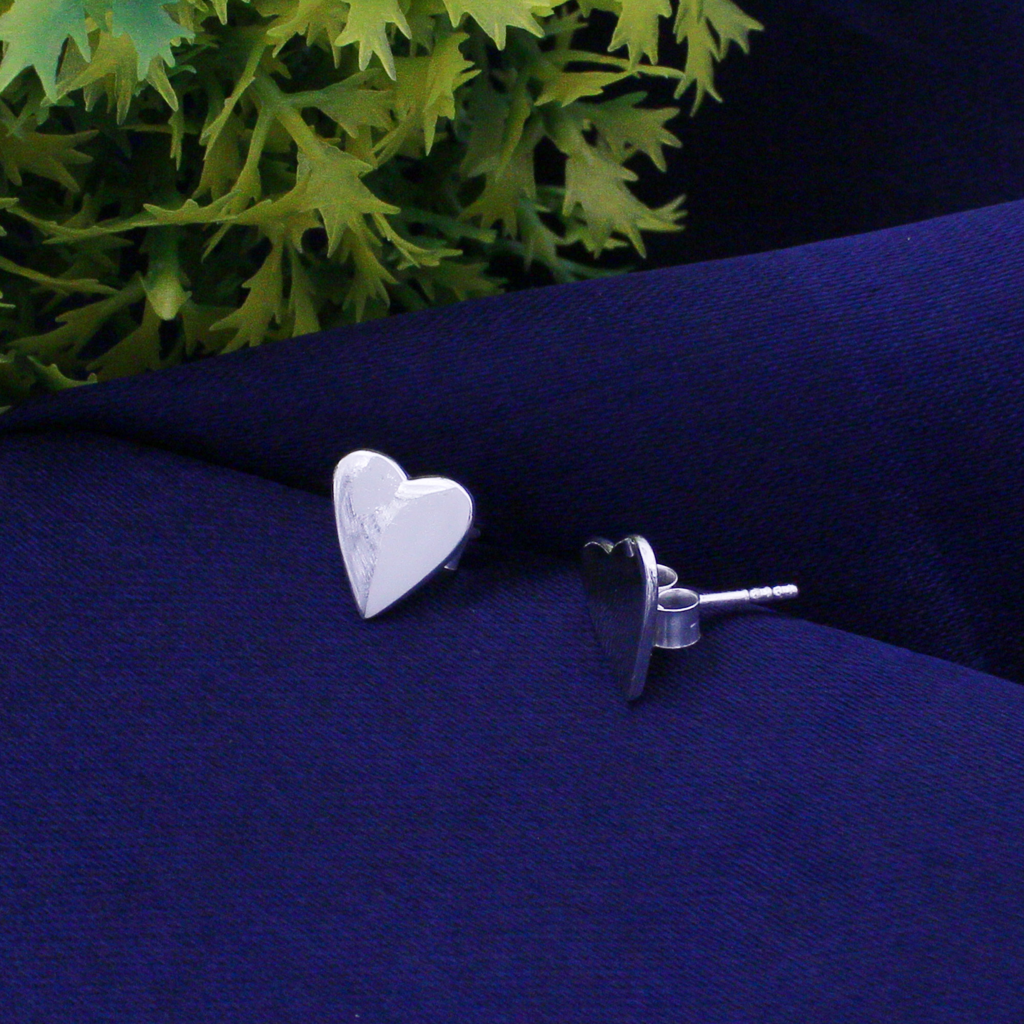 925 Sterling Silver Heart Earring