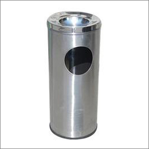 Ash Can Dustbin - Stainless Steel, Various Sizes Available, Silver Color | Durable, Stylish Design with Lid for Cleanliness and Hygiene
