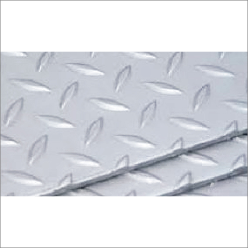 Stainless Steel Chequered Plate - Different Thicknesses & Grades Available | Industrial & Versatile Applications, Durable Steel Type