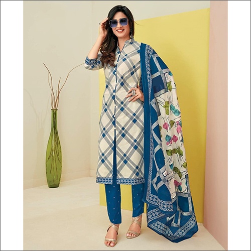 Washable Ladies Printed Cotton Pant Suit