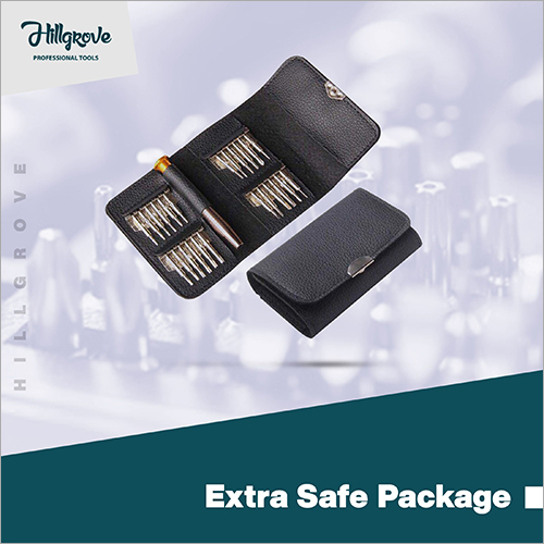 Hillgrove Portable Pocket Screwdriver Kit - Stainless Steel, 25 In 1 Tools For Garage Use