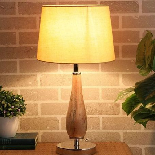 Wooden Base Table Lamp
