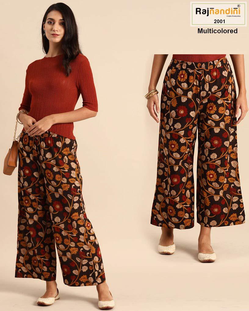 Plain Trendy Plazzo Summer Wear Cotton Pant Set