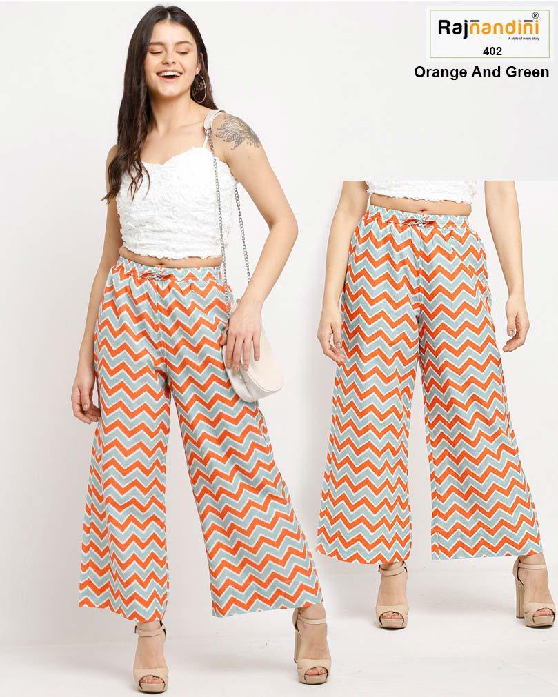 Plain Trendy Plazzo Summer Wear Cotton Pant Set