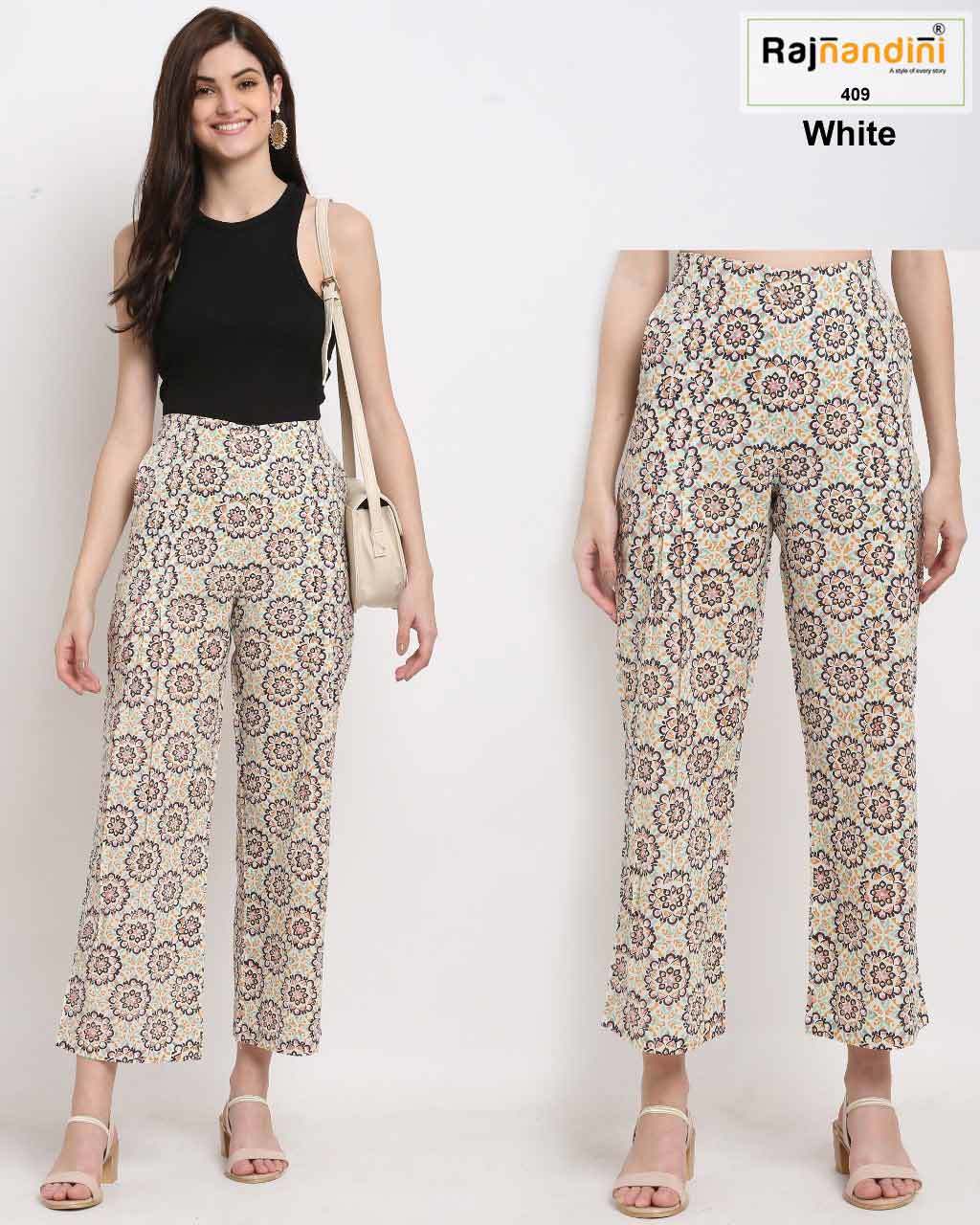 Plain Trendy Plazzo Summer Wear Cotton Pant Set