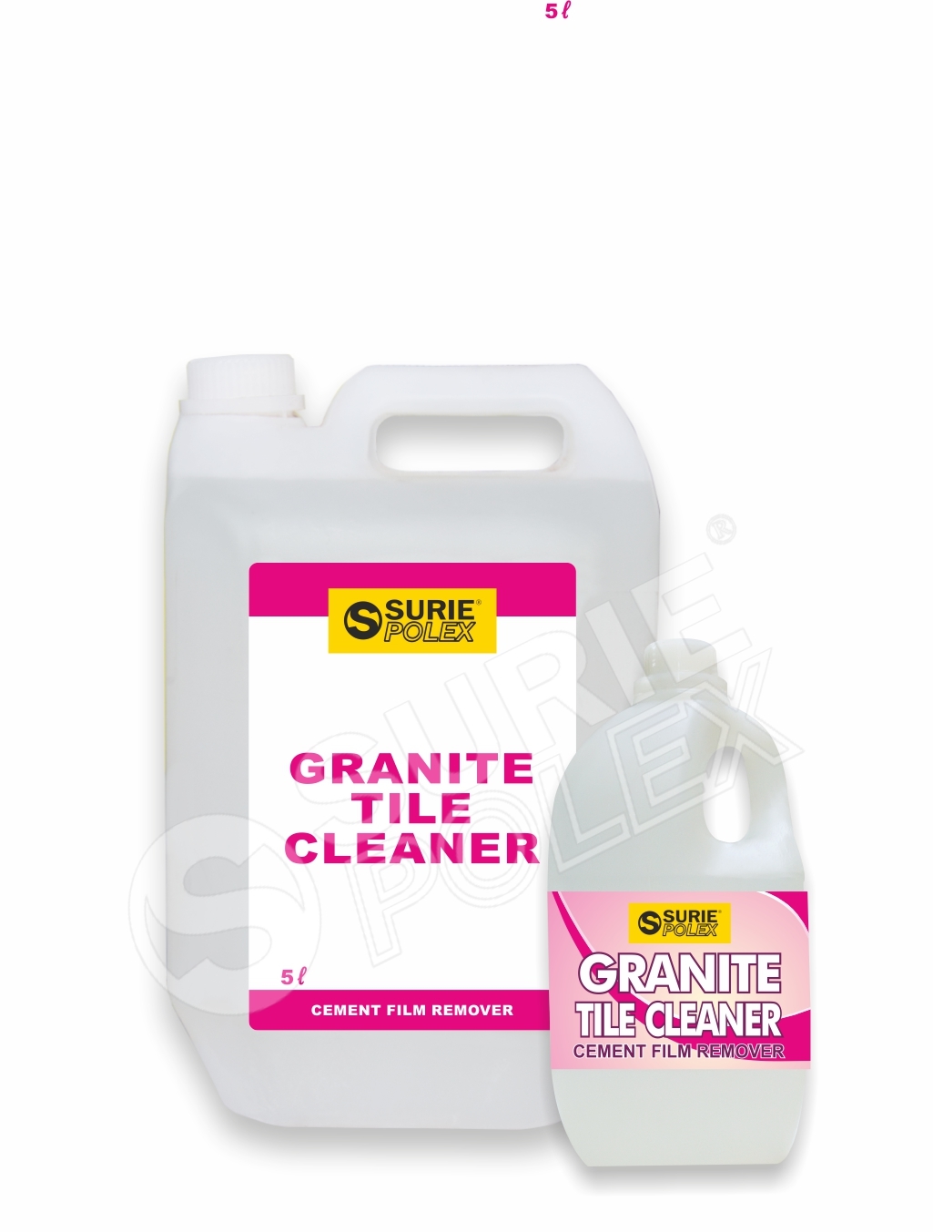 Granite Tile Cleaner - Industrial Grade Transparent Liquid, 100% Purity For Effective Cement & Concrete Residue Removal