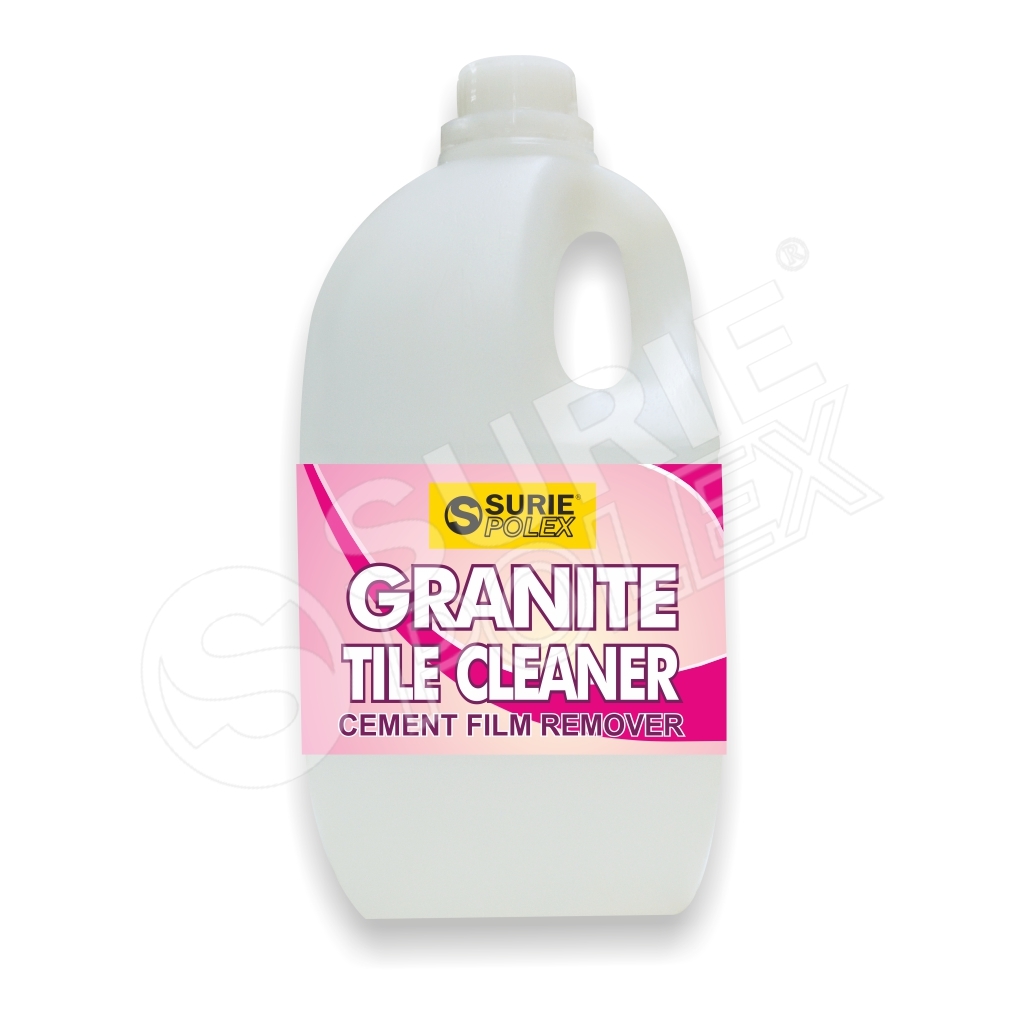 Granite Tile Cleaner - Industrial Grade Transparent Liquid, 100% Purity For Effective Cement & Concrete Residue Removal